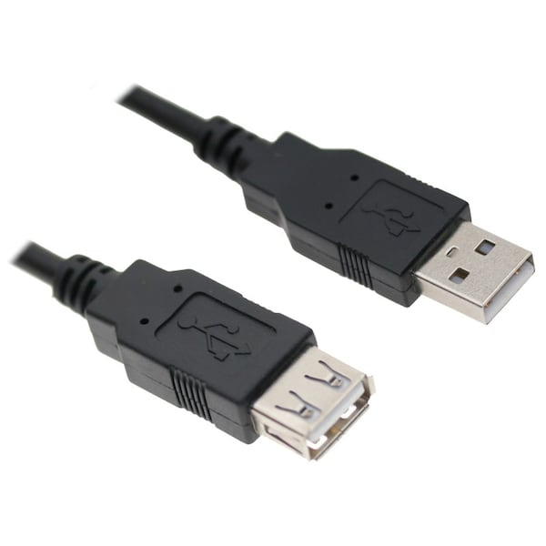Axiom Axiom Usb 2.0 Type-A To Usb Type-A Extension Cable M/F 6Ft USB2AAMF06-AX - main